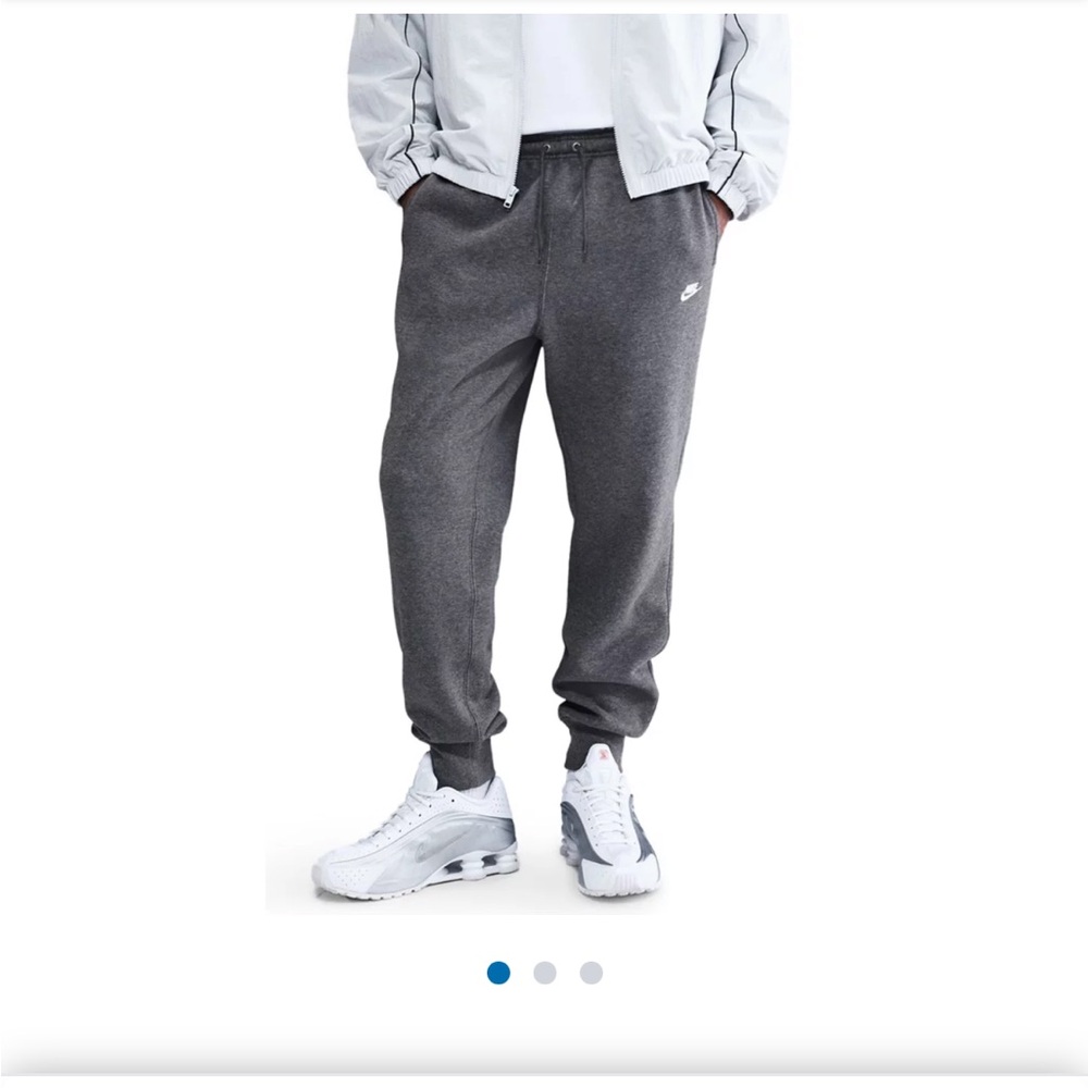 NWT Nike Men's Dark Gray Sportswear Fleece Joggers